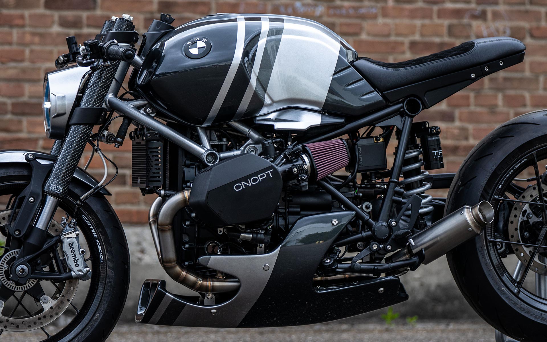 BMW R NineT air filter pods airbag delete caferacer custom NEW