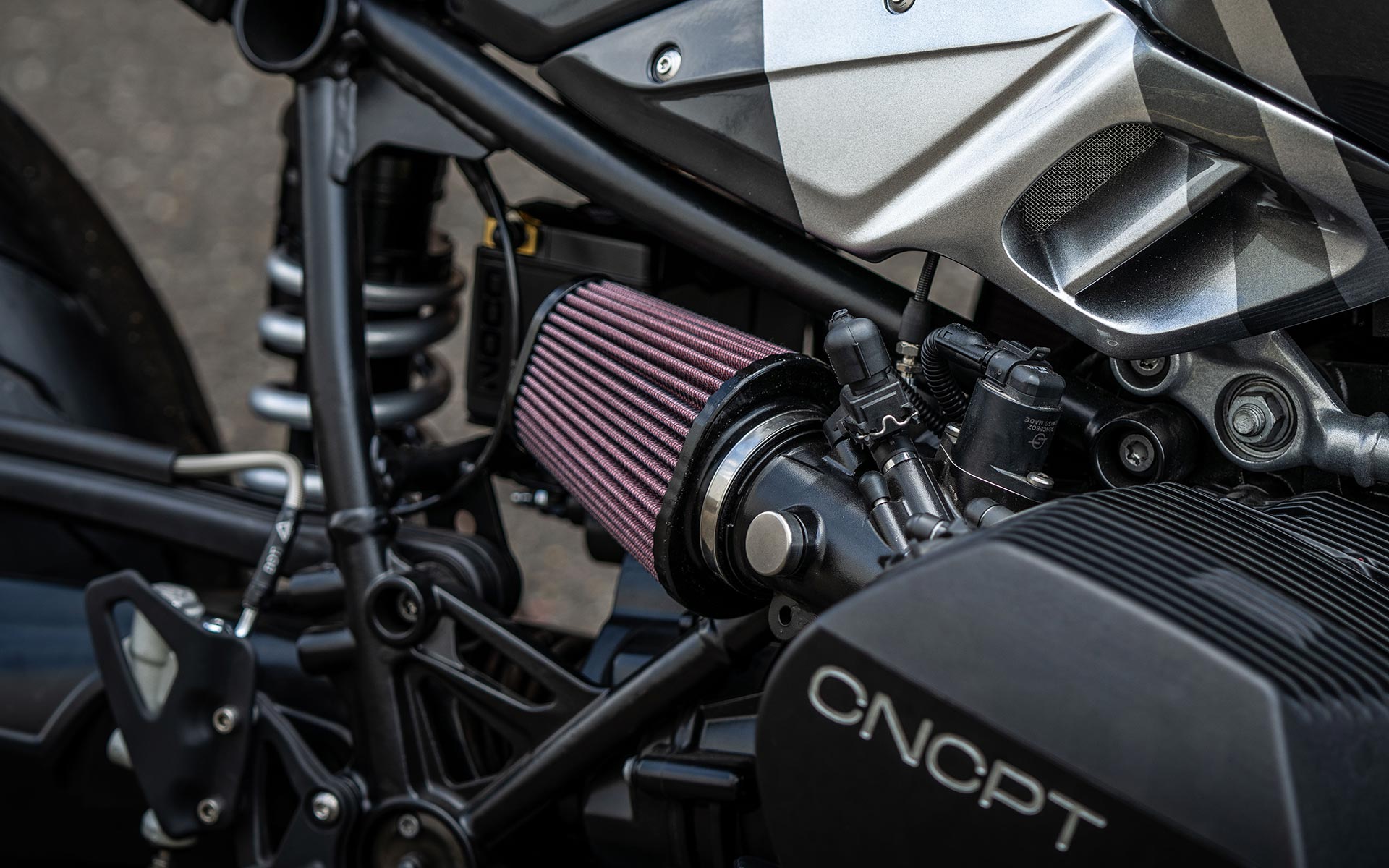 BMW R NineT air filter pods airbag delete caferacer custom NEW