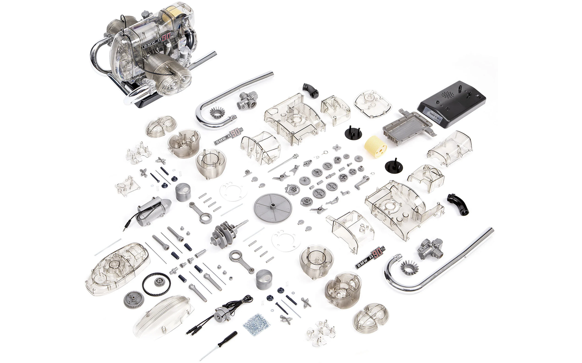 BMW R90S Boxer engine scale model – Powerbrick Performance