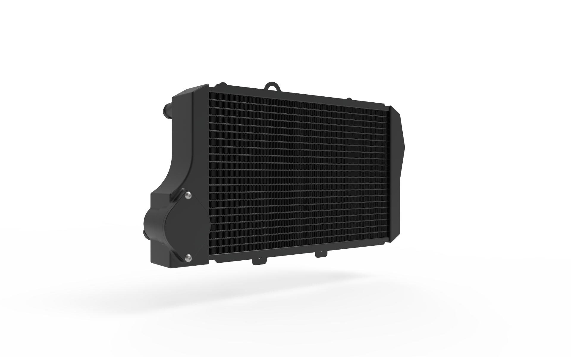 BMW K-series aluminum radiator caferacer k100 k1100 k75 Powerbrick new 17111464568
