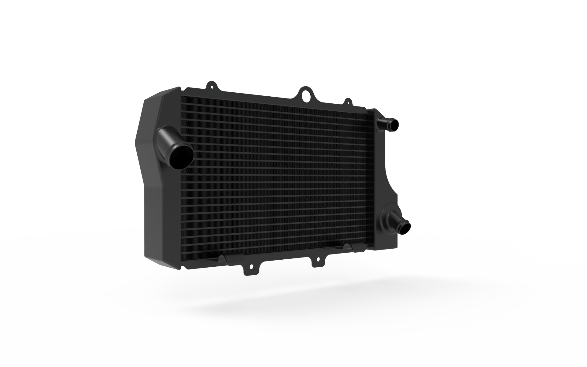 BMW K-series aluminum radiator caferacer k100 k1100 k75 Powerbrick new 17111464568