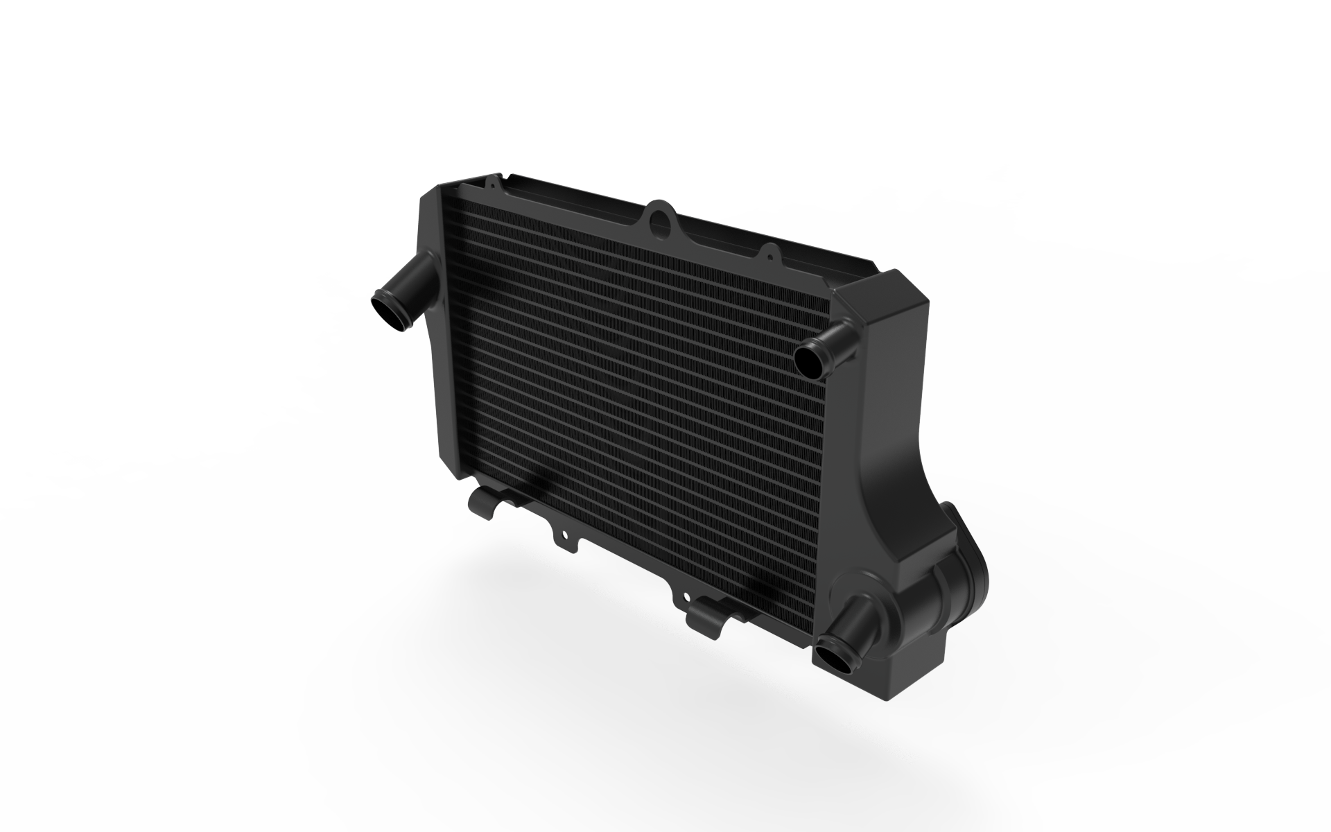 BMW K-series aluminum radiator caferacer k100 k1100 k75 Powerbrick new 17111464568