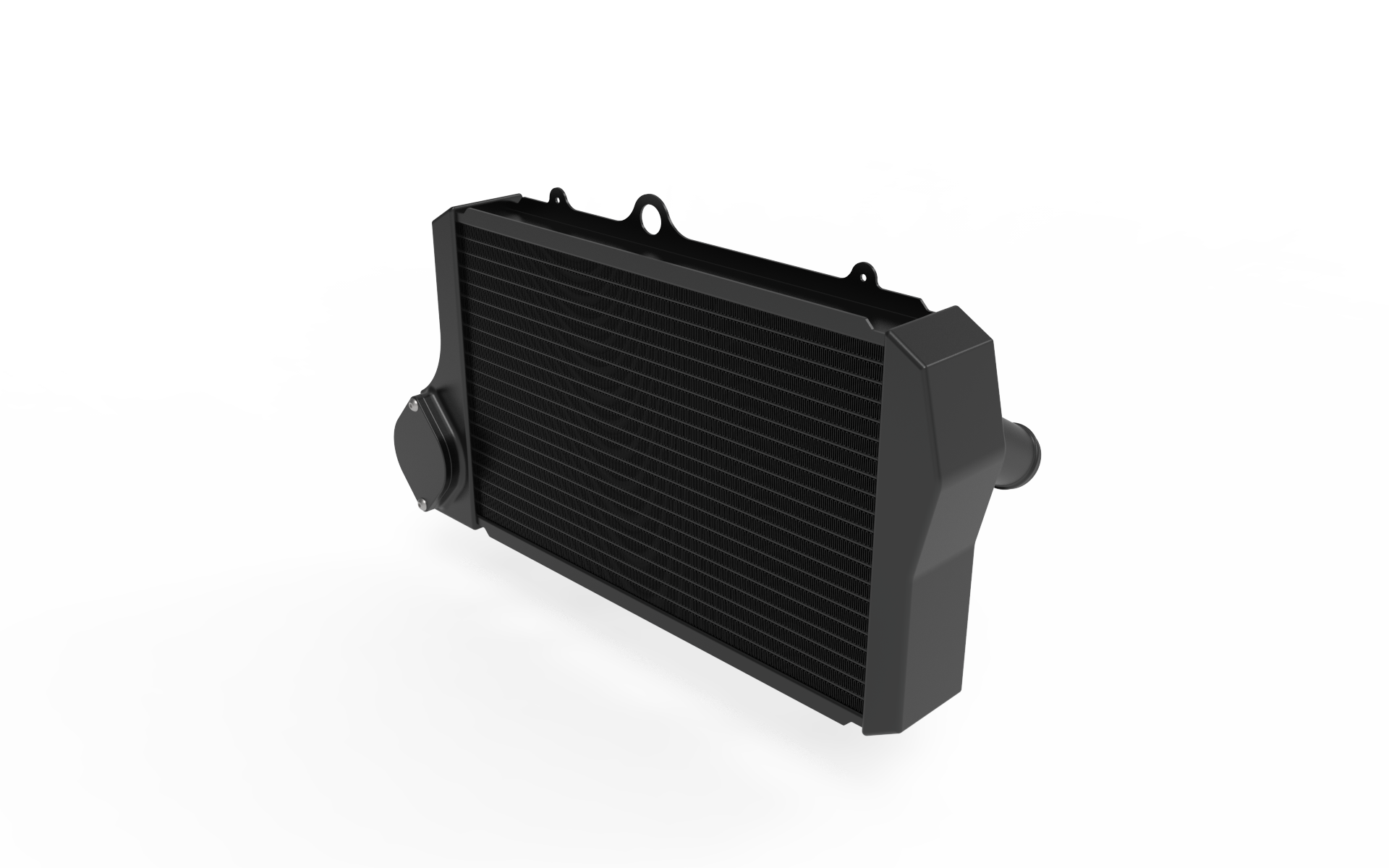 BMW K-series aluminum radiator caferacer k100 k1100 k75 Powerbrick new 17111464568