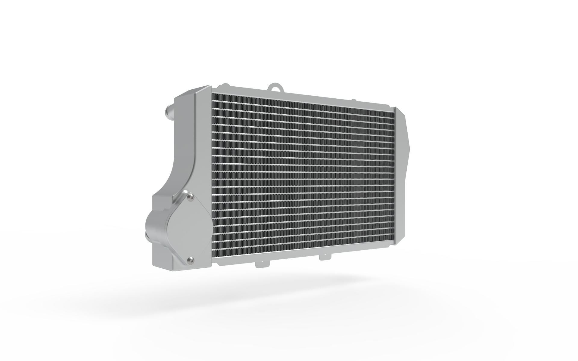 BMW K-series aluminum radiator caferacer k100 k1100 k75 Powerbrick new 17111464568
