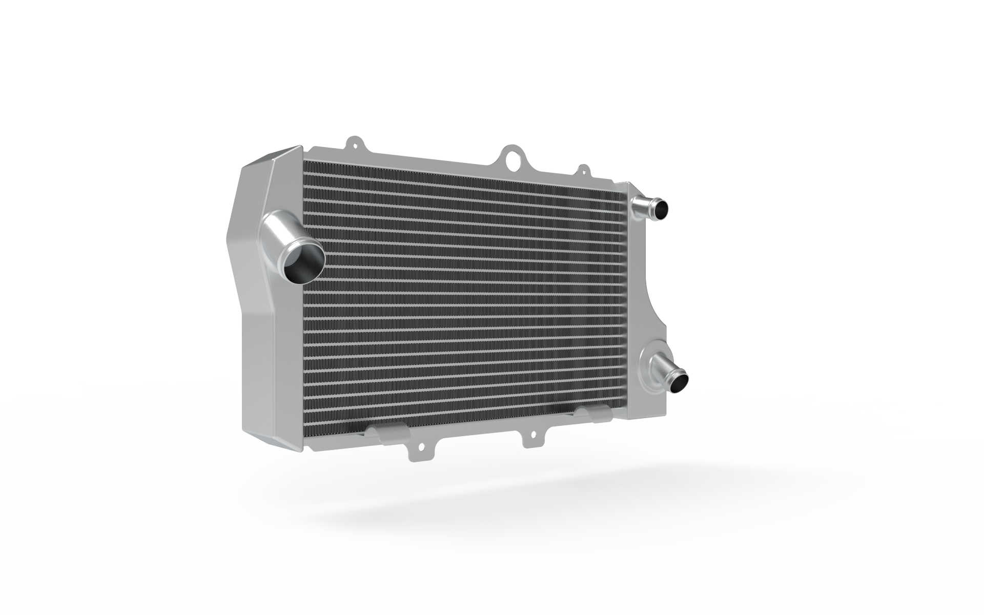 BMW K-series aluminum radiator caferacer k100 k1100 k75 Powerbrick new 17111464568