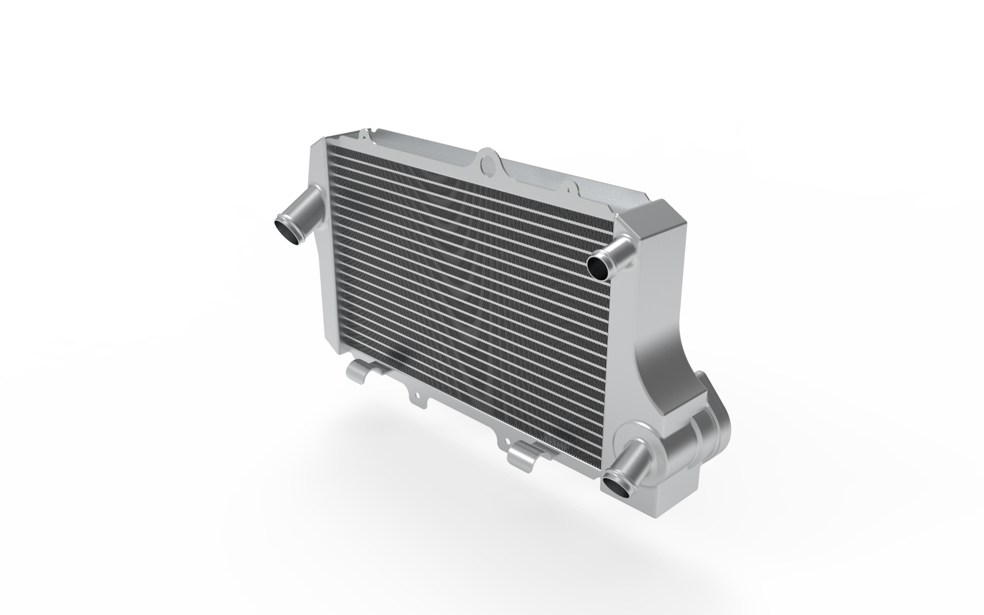 BMW K-series aluminum radiator caferacer k100 k1100 k75 Powerbrick new 17111464568