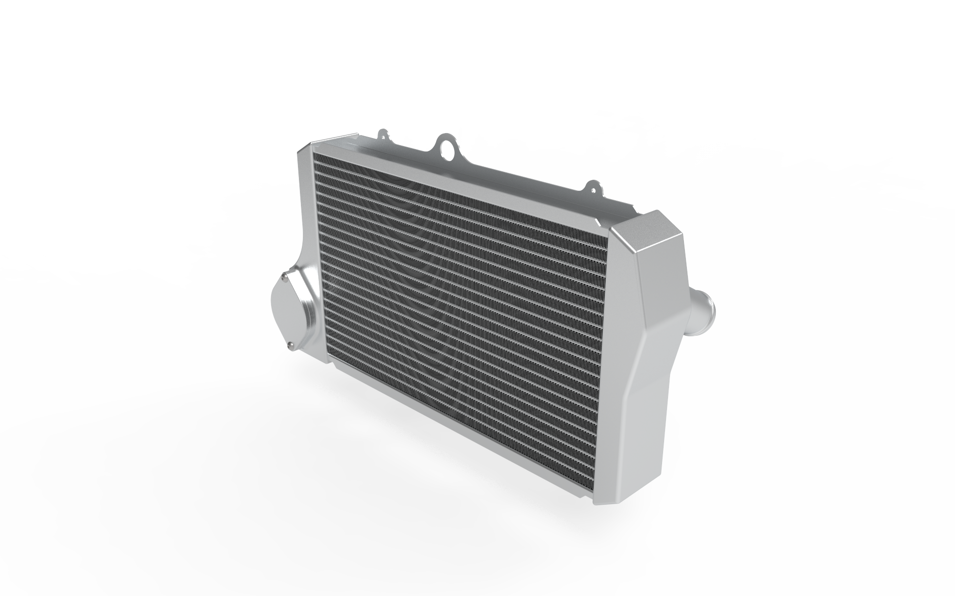 BMW K-series aluminum radiator caferacer k100 k1100 k75 Powerbrick new 17111464568