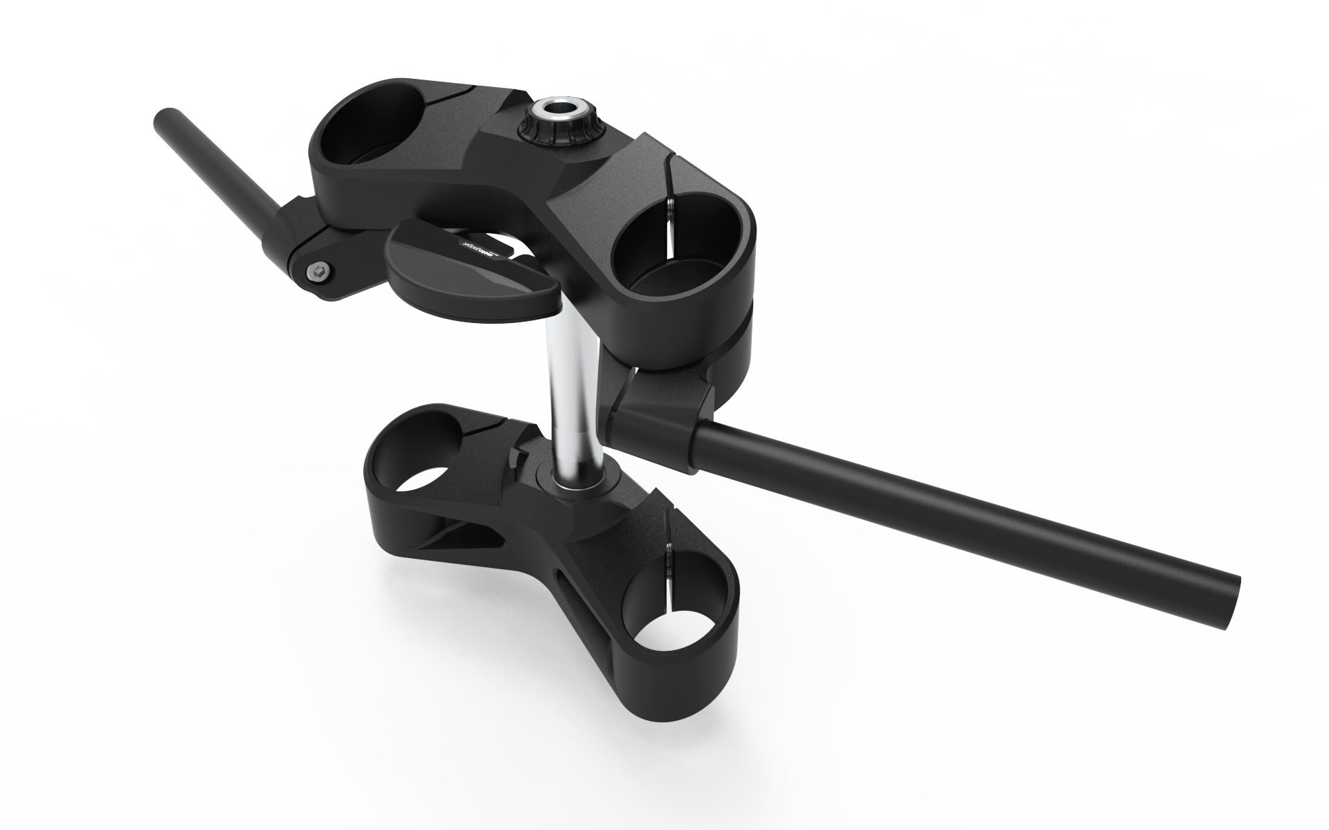 BMW R nineT R9T front end triple yoke motogadget caferacer custom aluminum cnc fork bridge
