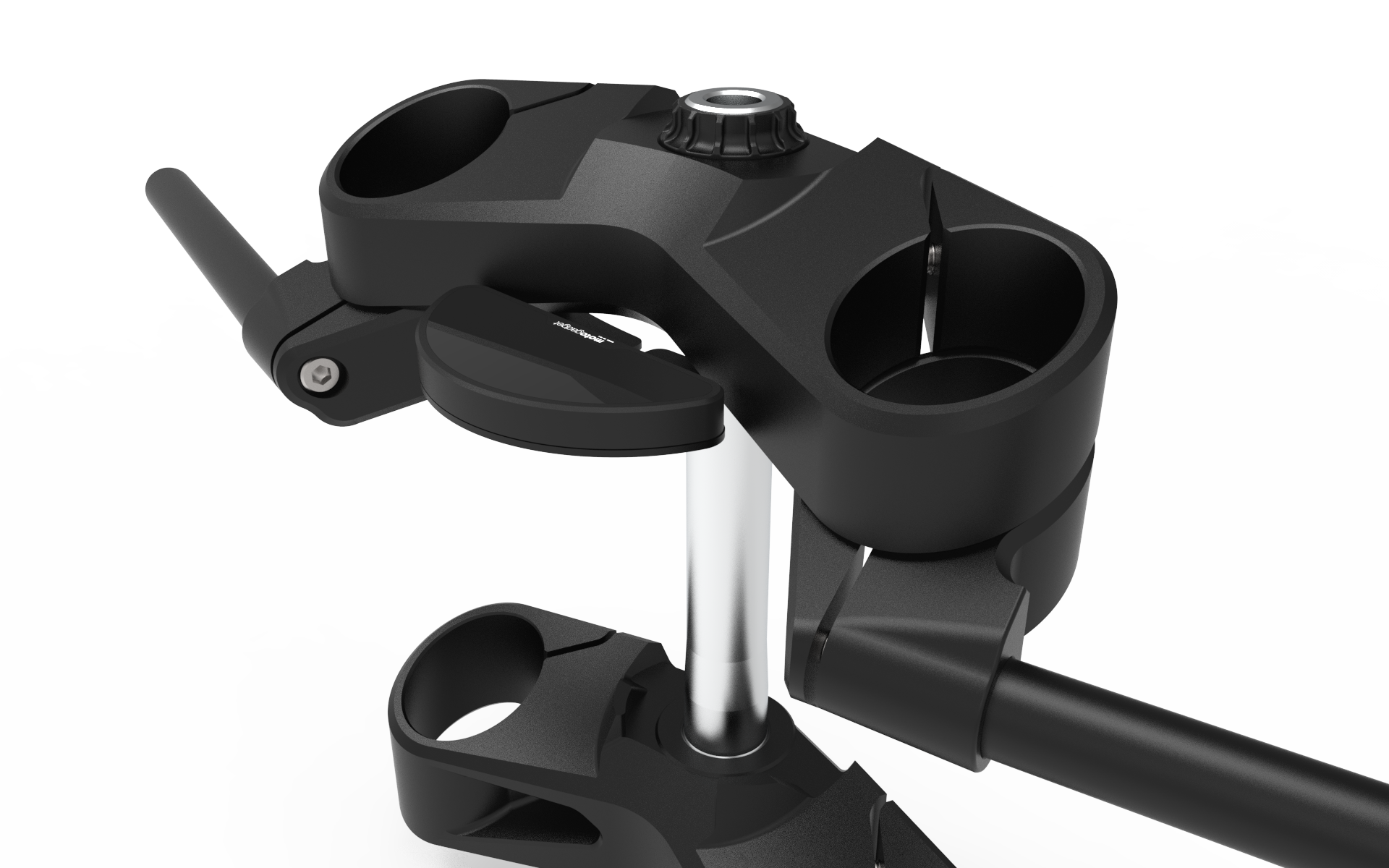 BMW R nineT R9T front end triple yoke motogadget caferacer custom aluminum cnc fork bridge