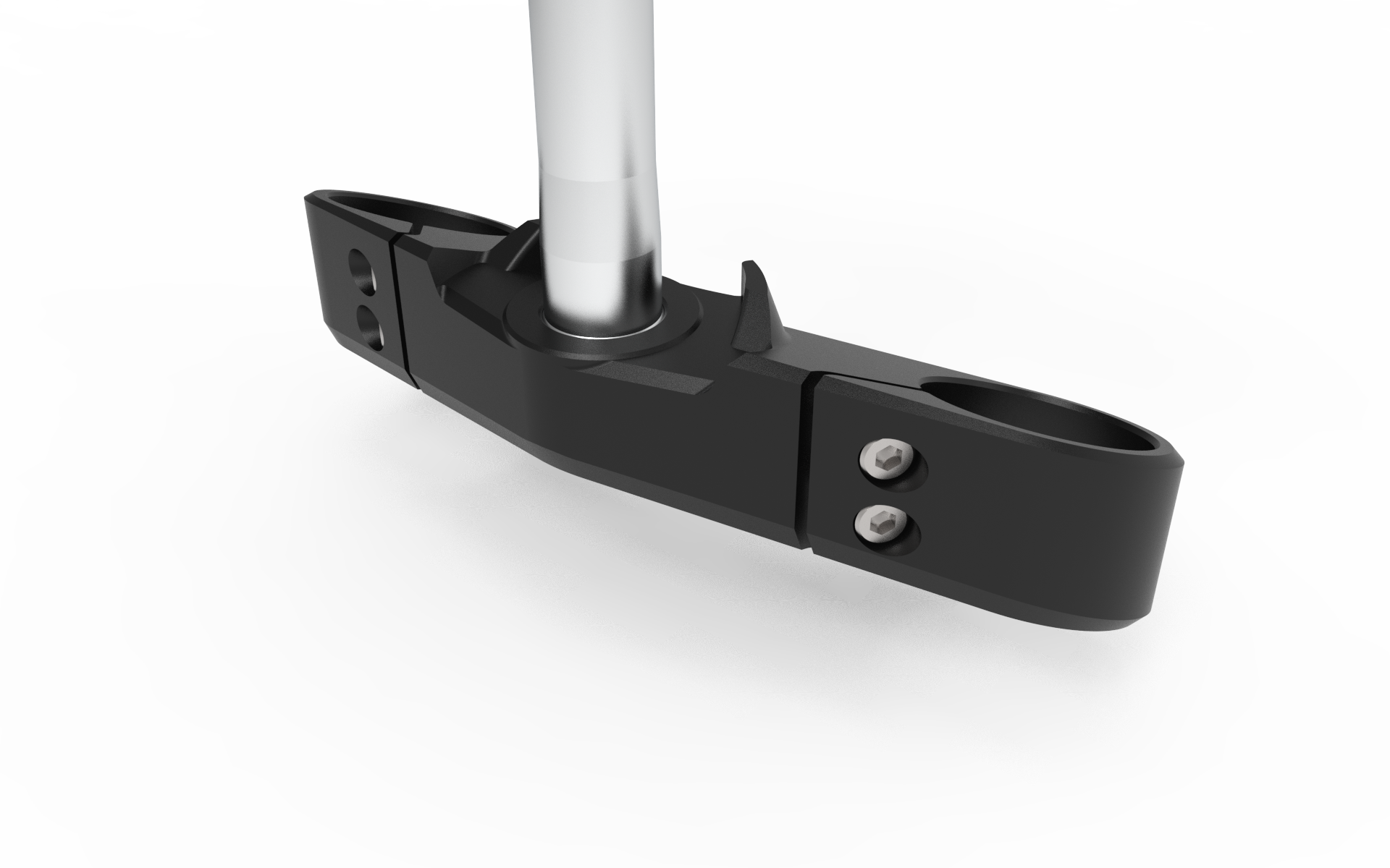 BMW R nineT R9T front end triple yoke motogadget caferacer custom aluminum cnc fork bridge