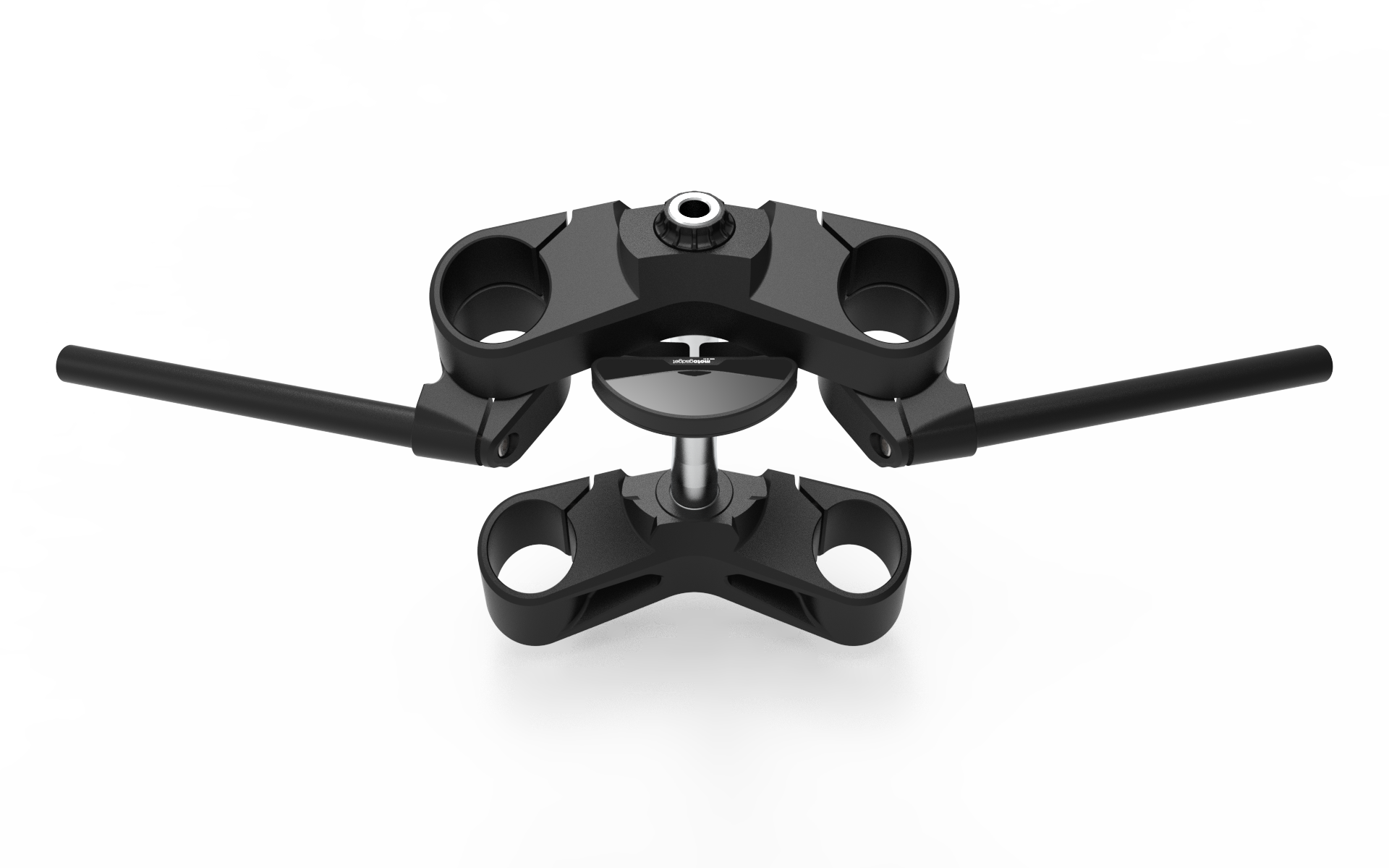 BMW R nineT R9T front end triple yoke motogadget caferacer custom aluminum cnc fork bridge