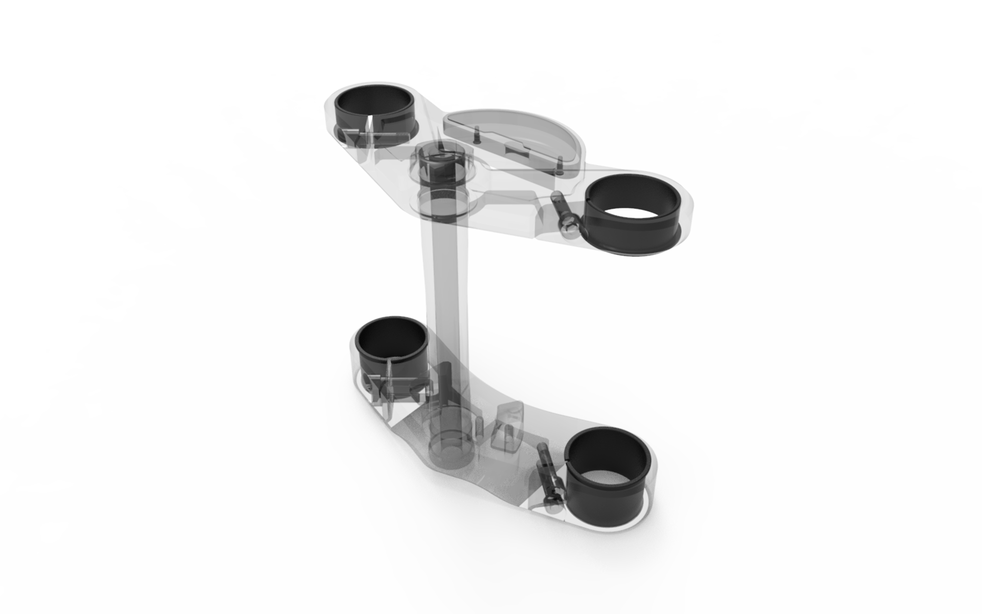 Powerbrick GSX-R adapters for upside down fork conversion kits caferacer