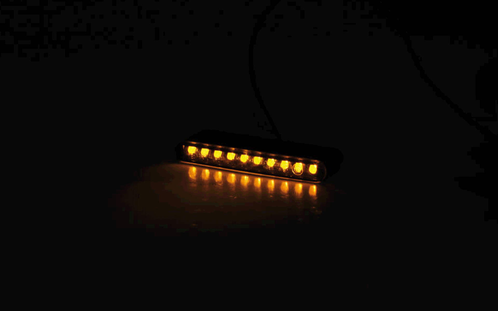 Highsider stripe rear LED light indicator custom motorcycle caferacer tail light