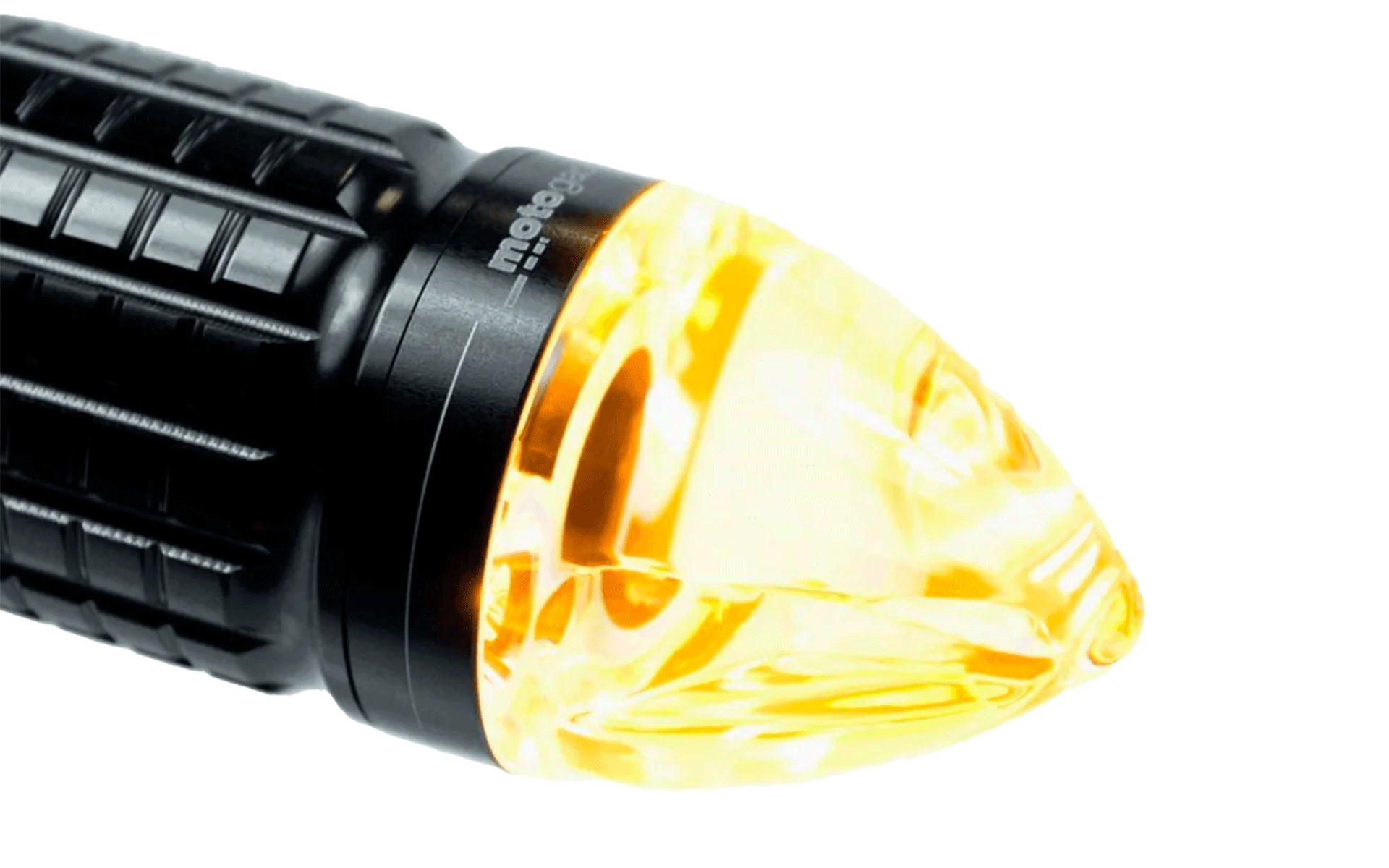Motogadget blaze cone bar end indicator LED lighting custom motorcycle caferacer