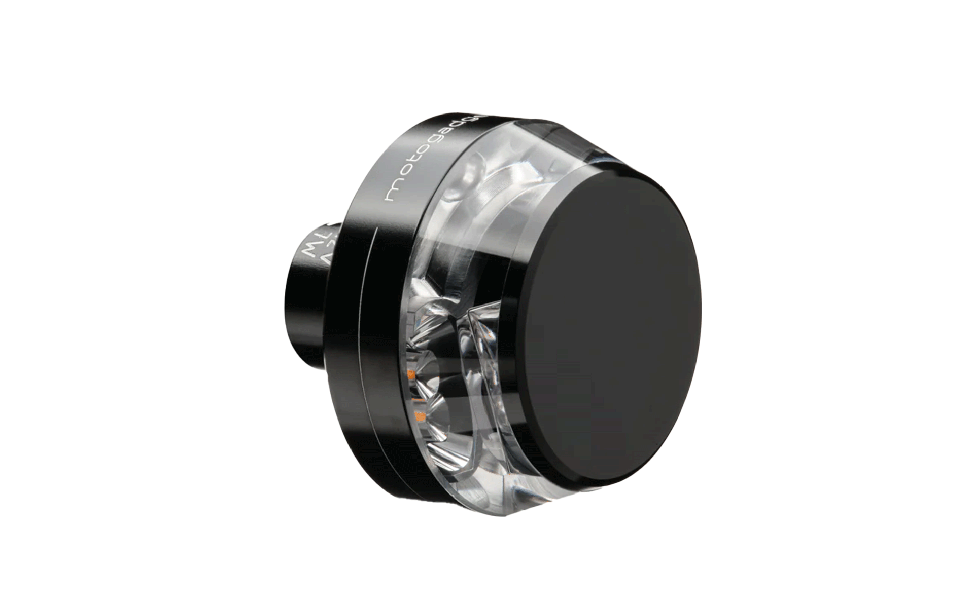 Motogadget blaze disc bar end indicators caferacer custom motorcycle LED turn signal