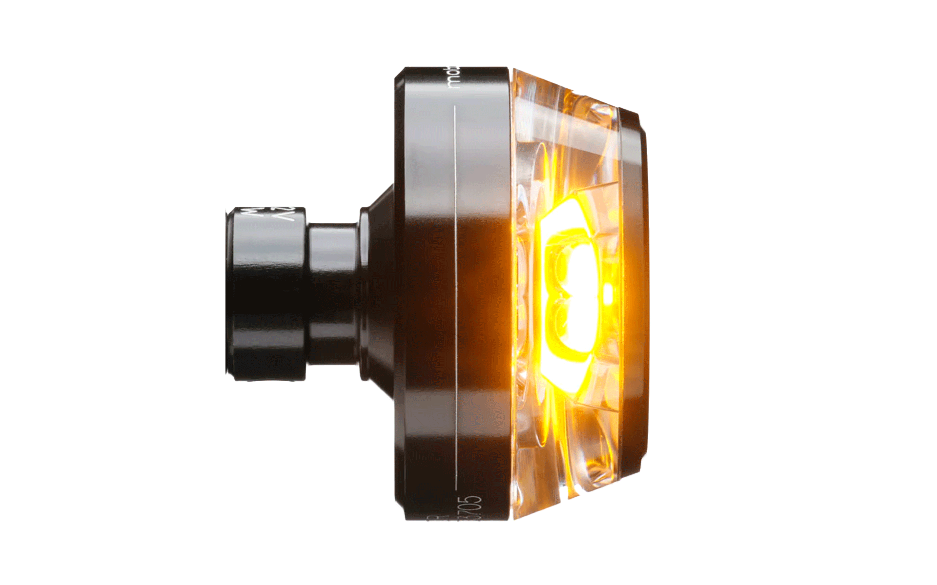 Motogadget blaze disc bar end indicators caferacer custom motorcycle LED turn signal