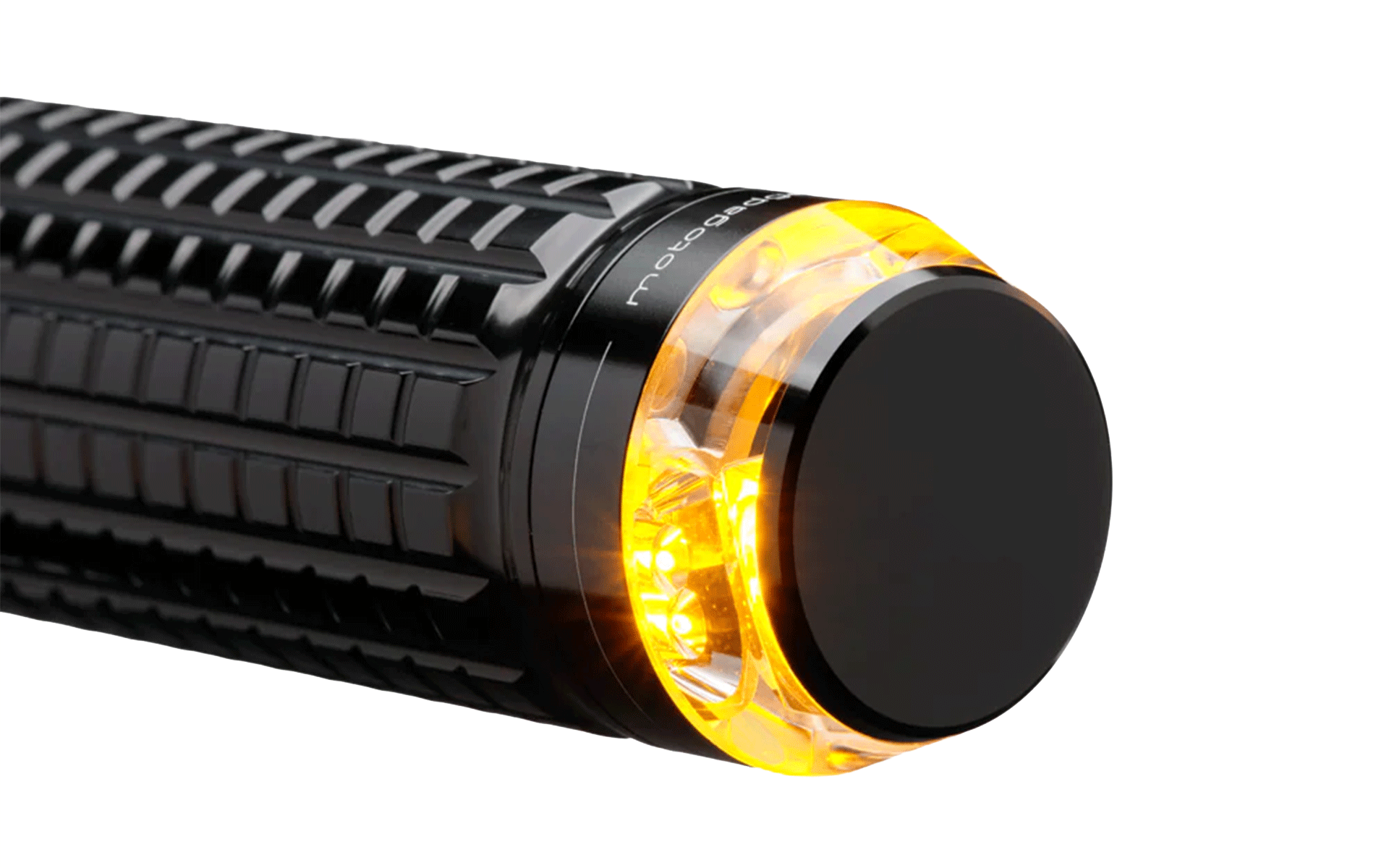Motogadget blaze disc bar end indicators caferacer custom motorcycle LED turn signal