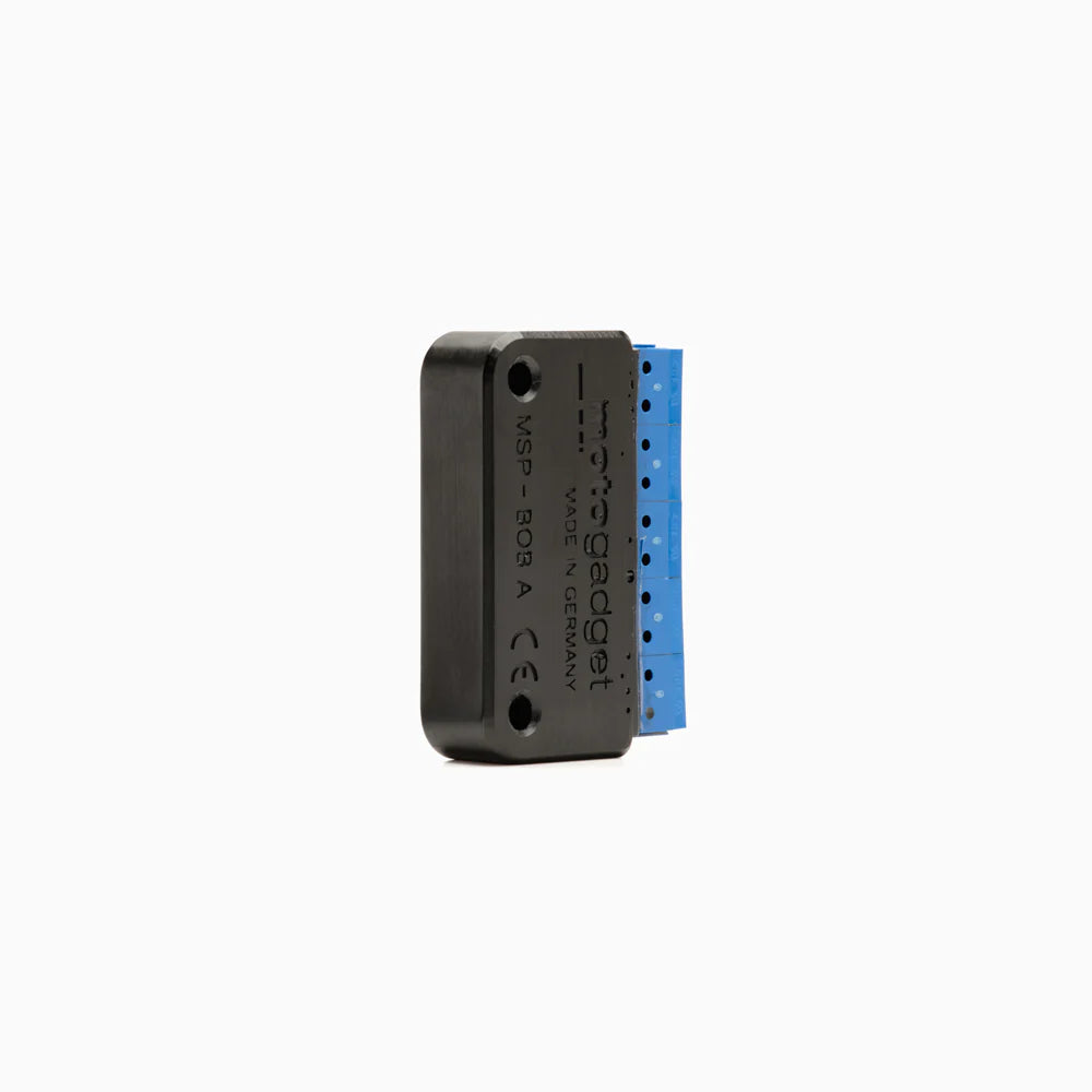 Motogadget breakout box motoscope pro motorcycle electronics