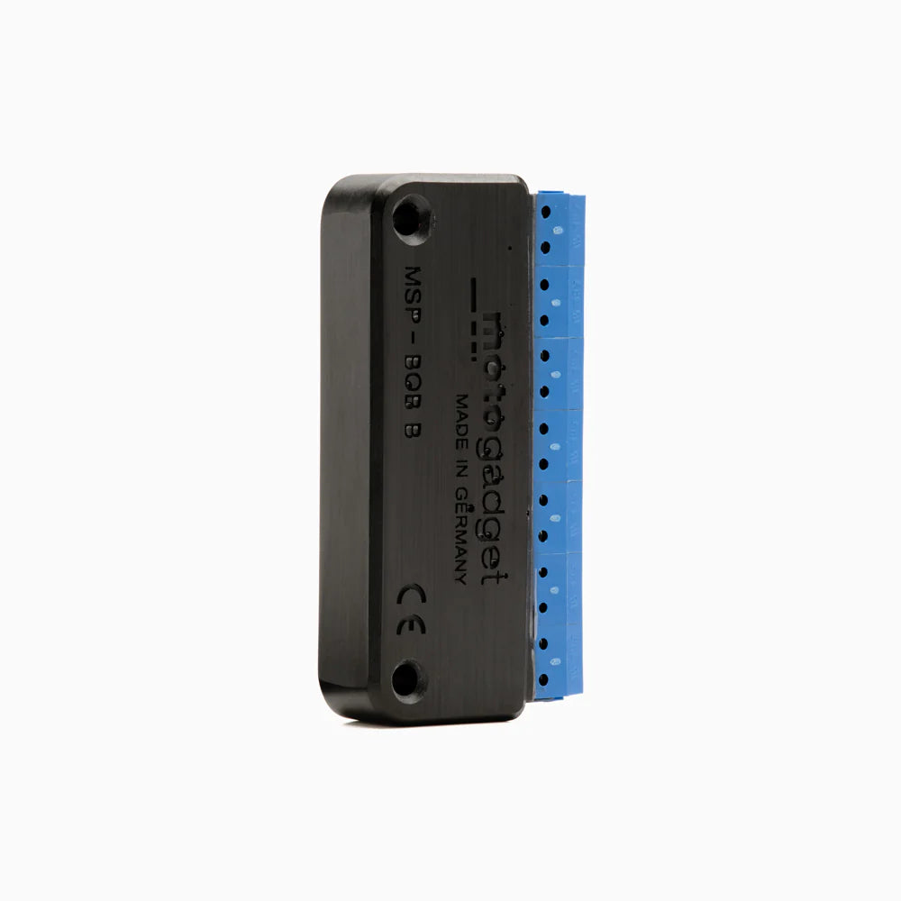 Motogadget breakout box motoscope pro motorcycle electronics