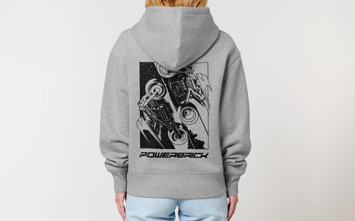【BRICK】EMBLEM SWEATSHIRTS POWERBRICK 2023 HOODIE HEATHER GREY – Powerbrick Performance