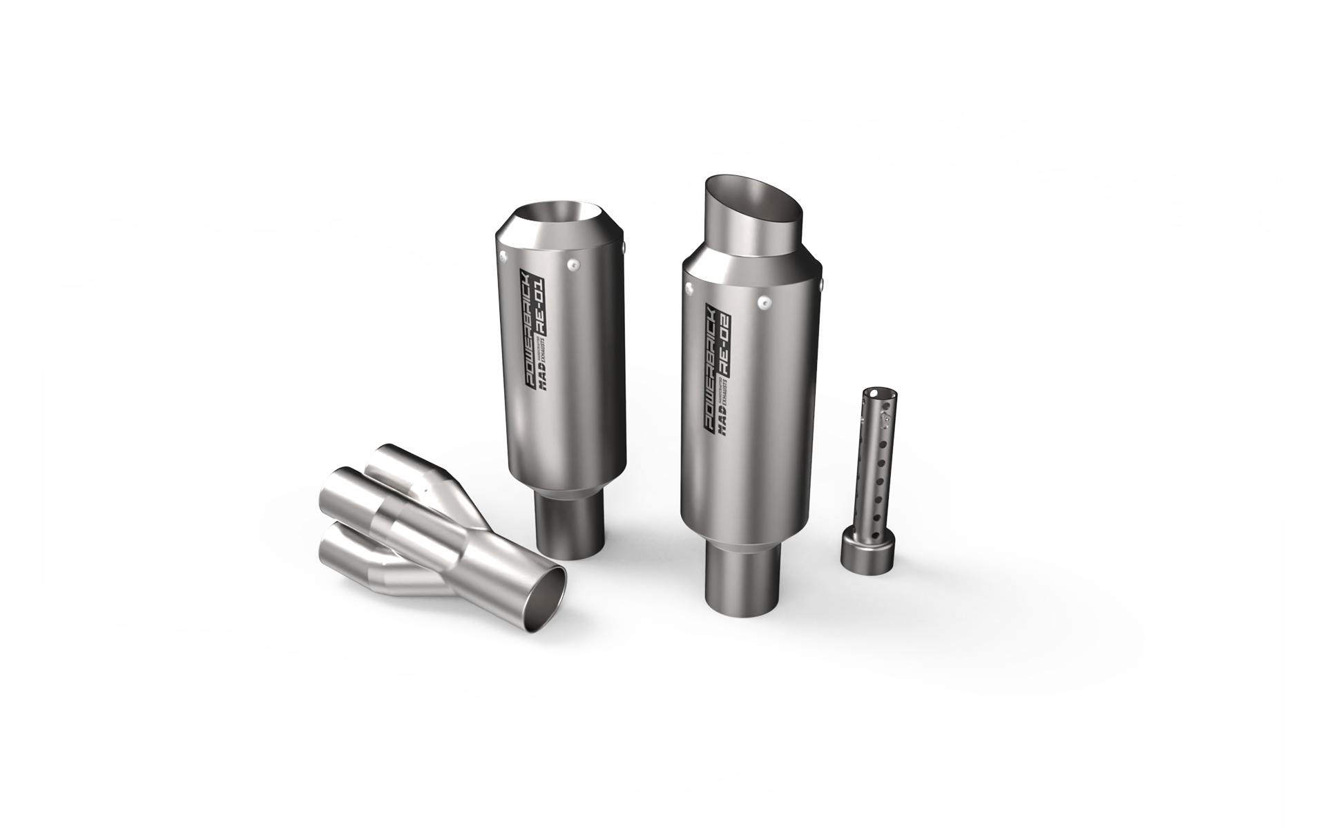 Custom exhaust for BMW k-series Powerbrick performance parts stainless steel muffler NEW