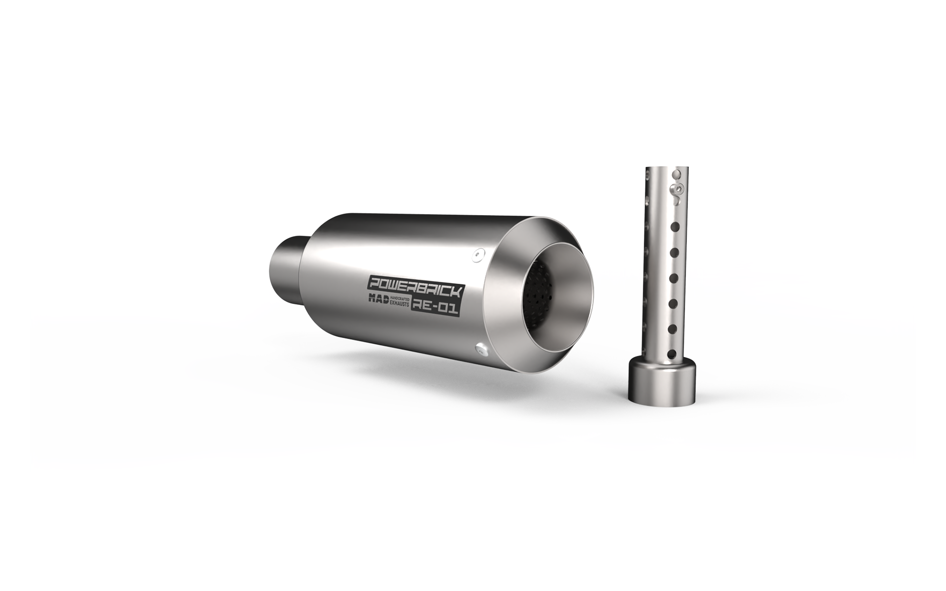 Custom exhaust for BMW k-series Powerbrick performance parts stainless steel muffler NEW