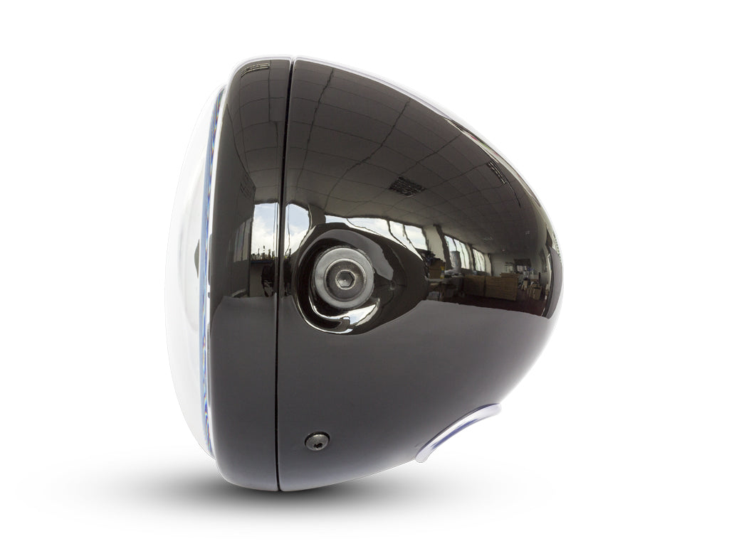 LED Caferacer headlight + Integrated turn signals
