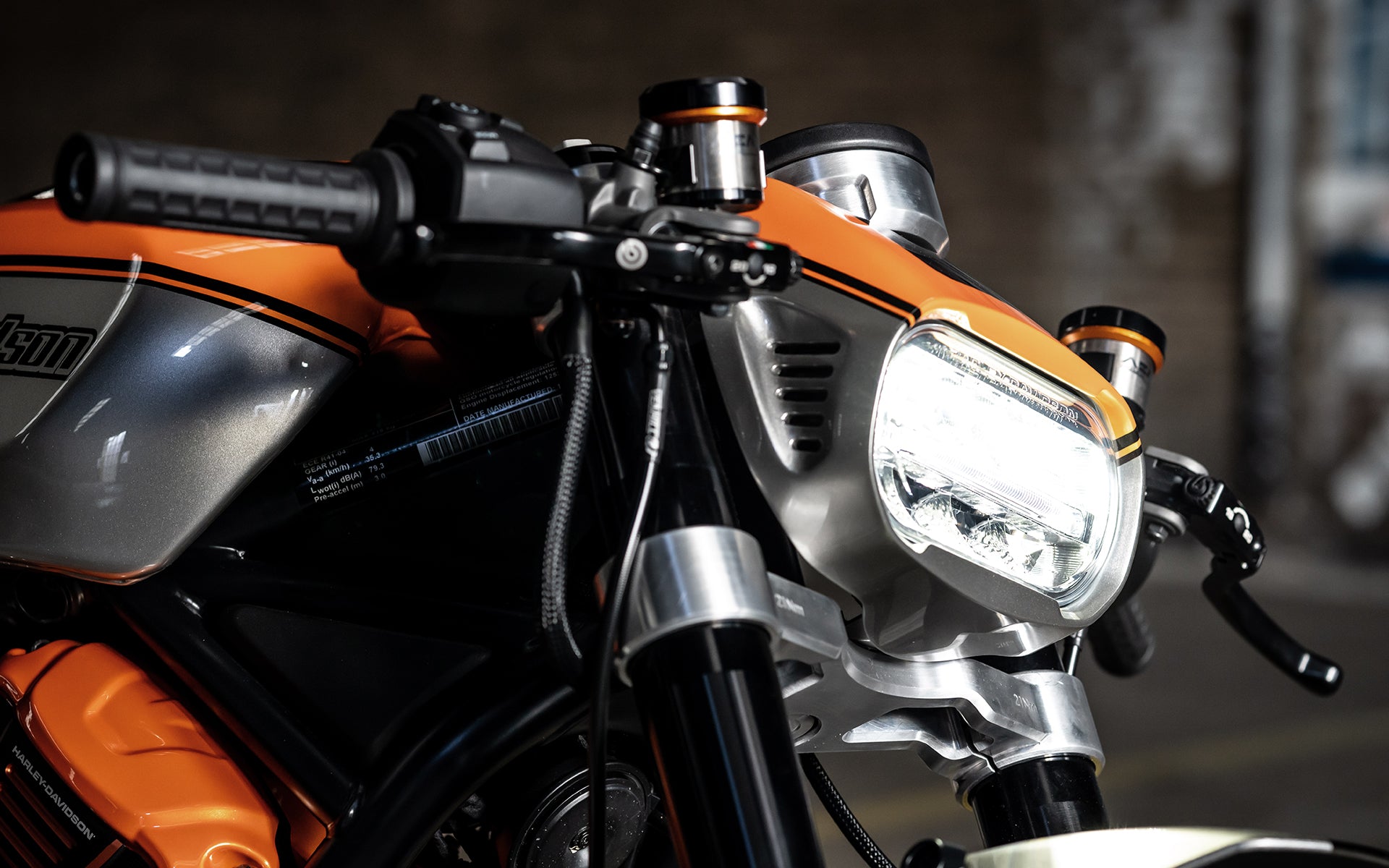 Harley-Davidson Sportster S 1250 Headlight fairing caferacer NEW