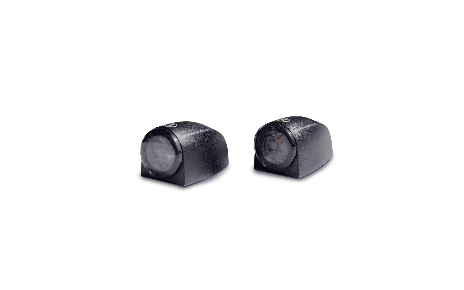 HIGHSIDER LED-Rücklicht MONO, klares Glas, verchromt, D. 18 mm, E