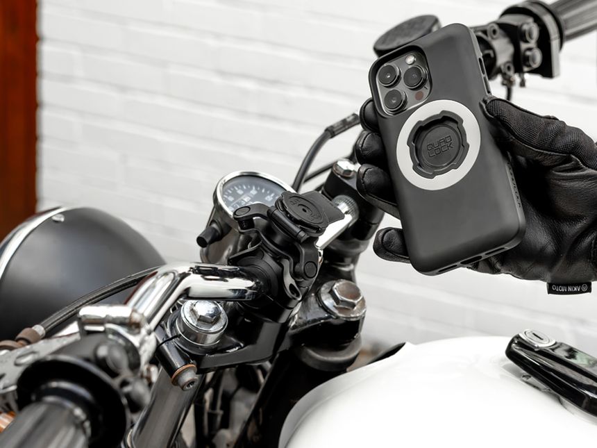 Quad lock motorcycle handlebar mount pro